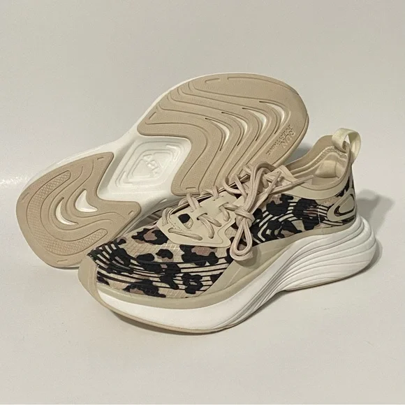 NEW APL StreamlineWomen's Parchment Black Leopard Running Shoes Size 5.5 $320